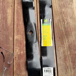 42 inch John Deere mowing blade brand new half price was $60 half price 30 bucks
