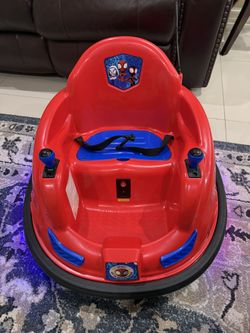 Spider Man Bumper Car For Toddler Rechargeable