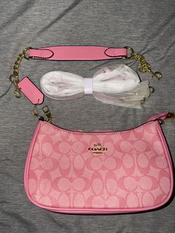 Coach Pink Signature Shoulder Bag