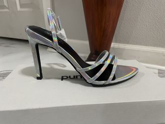 Brand New Elegant Silver Sandals 