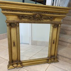 Reproduction Gold Antique Mirror