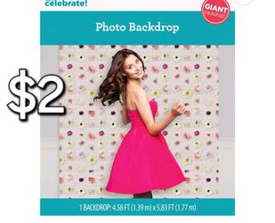 Flower photo backdrop