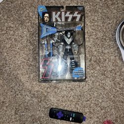 Ace Frehley McFarlane Toys KISS Ultra 7" Action Figure Music Rock Figurine. Cardboard corners are bent/damaged see pics 