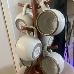 Tea Cup + Holder