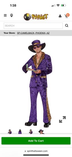 Spirit Pimp Costume 