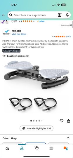 Ab workout machine