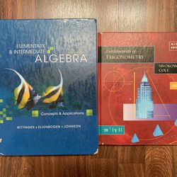 Trigonometry And Algebra Text Books