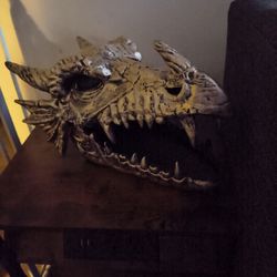 Plastic Dragon Skull