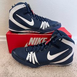 Nike Freek Wrestling Shoes Navy/White
