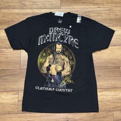 Drew McIntyre Claymore Country WWE Undisputed Champion Wrestling T Shirt Mens L