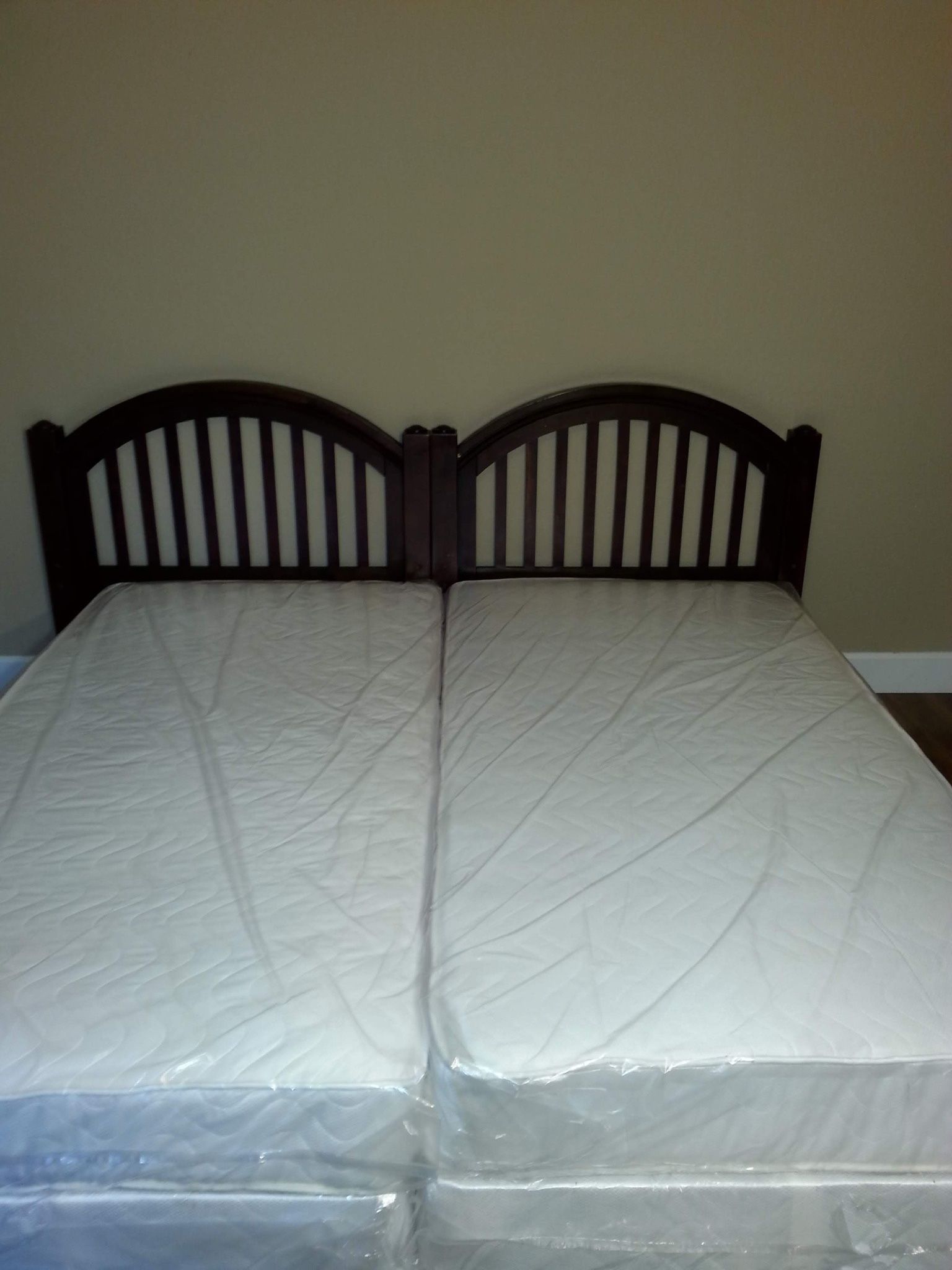 New 2 Twin Mattresses And 2 Twin Box Spring.