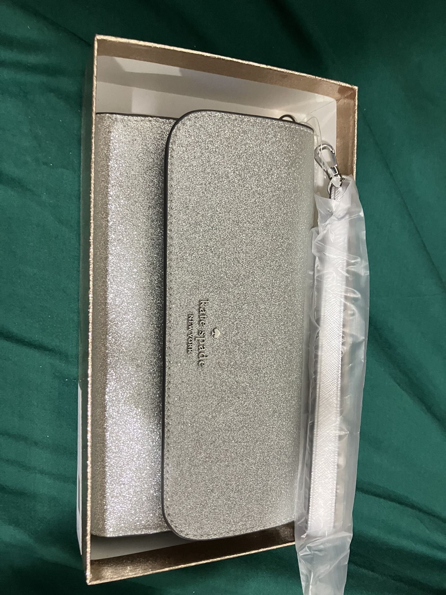 New Kate Spade Glitter Wallet/wristlet