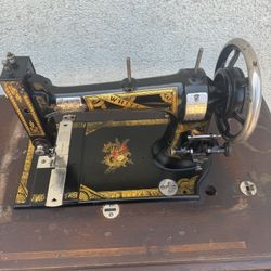 White Sewing Machine 