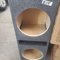 12INCH SUBWOOFER BOX DUAL PORTED $100