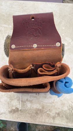 Occidental leather pouch