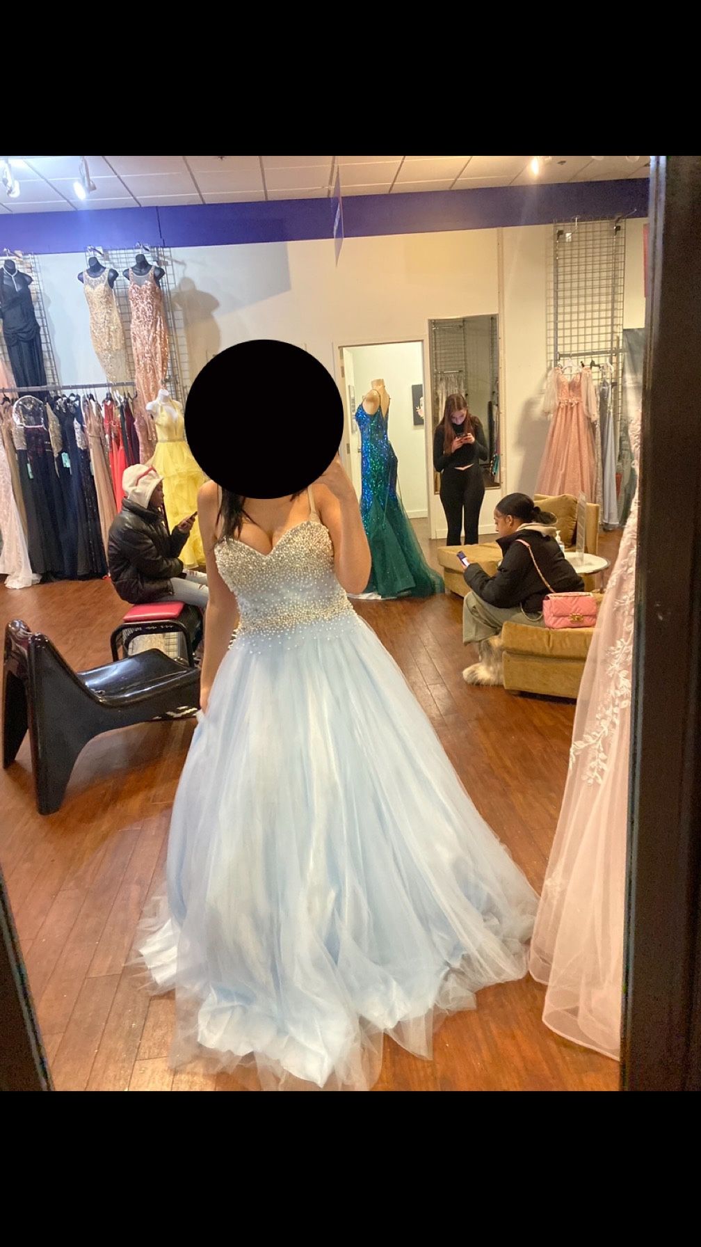 Light Blue Prom Dress 