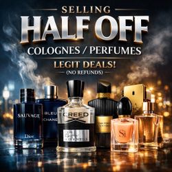 Half Off Cologne/perfume, Any Type Or Brand 