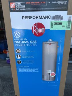 RHEEM water heater