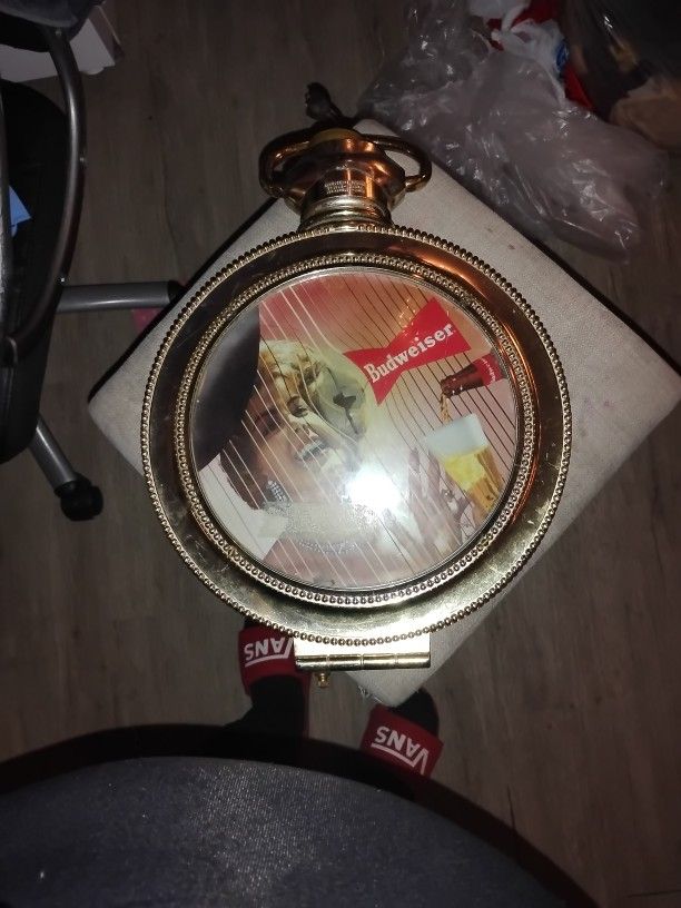 Budweiser Clock Light