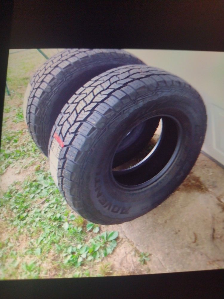 2 Brand New 275 65 16 Tires For Sale, Cooper Adventurers,