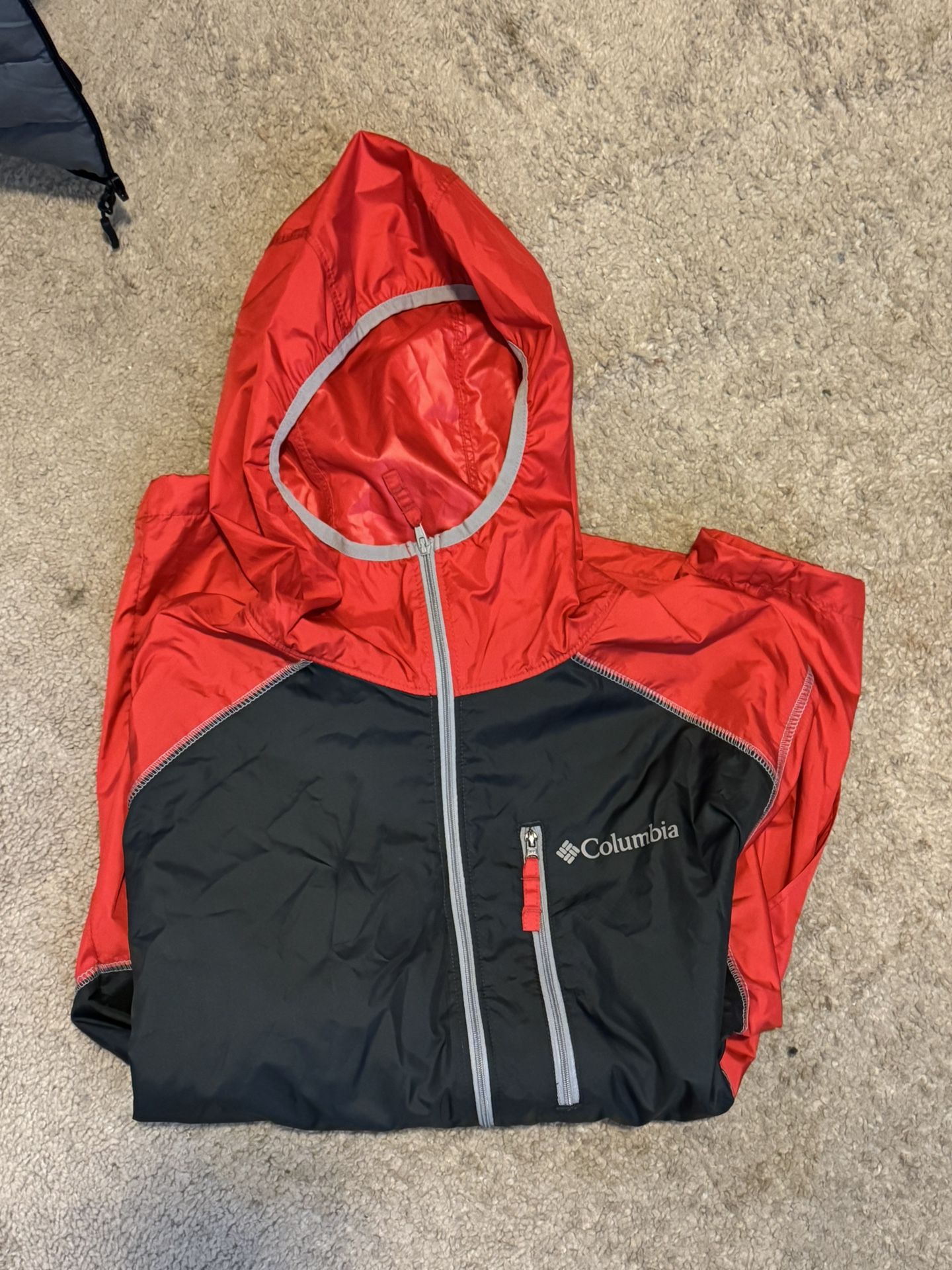 Columbia Super Thin Rain Jacket Size Medium