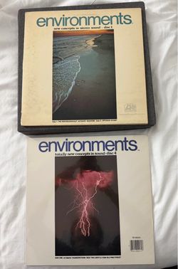Environments LP #1 & #4 12” (Vinyl, LP, Album) 1979 Lot of 2