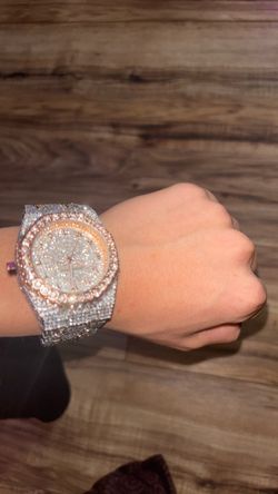Iced Out Moissanite Audemars Piguet Watch