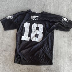 Raiders #18 MOSS NFL JERSEY 