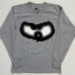 🔴Wu-Wear Shirt Size Medium Long Sleeves Wu-Tang Gray Method Man Raekwon
