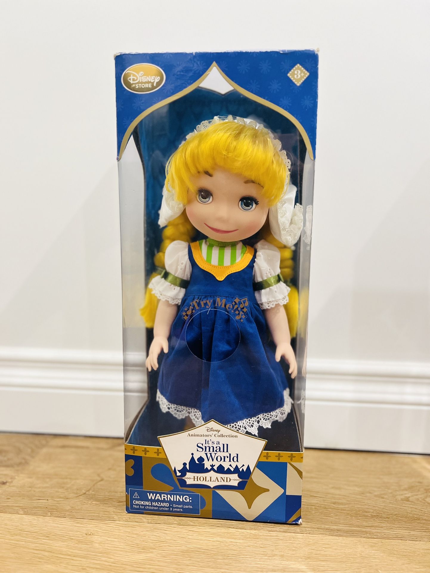 Disney Animators Collection It's A Small World HOLLAND Singing Doll RETIRED RARE 
