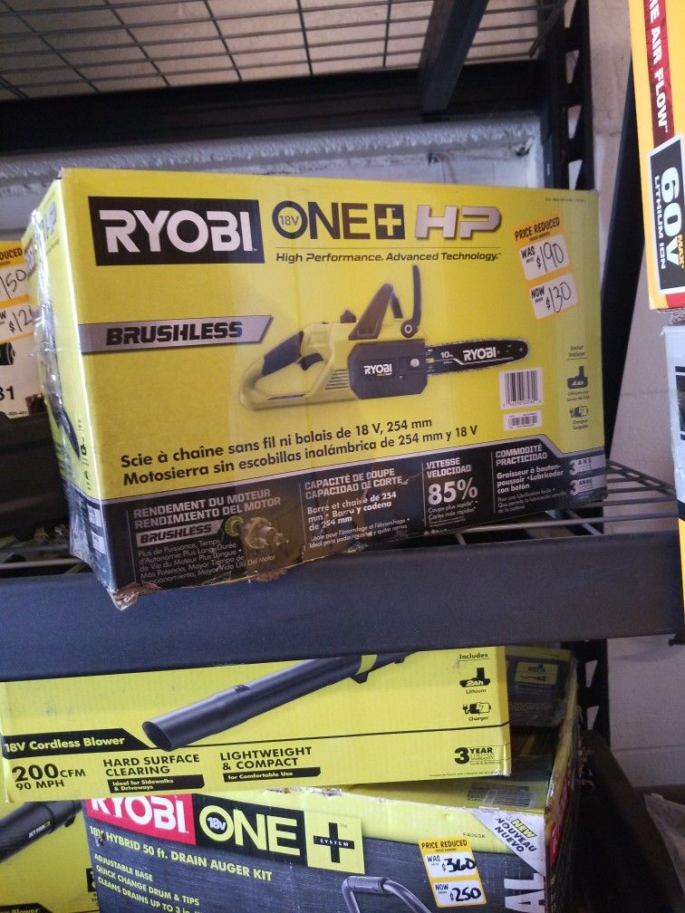 Ryobi 18v Chainsaw 