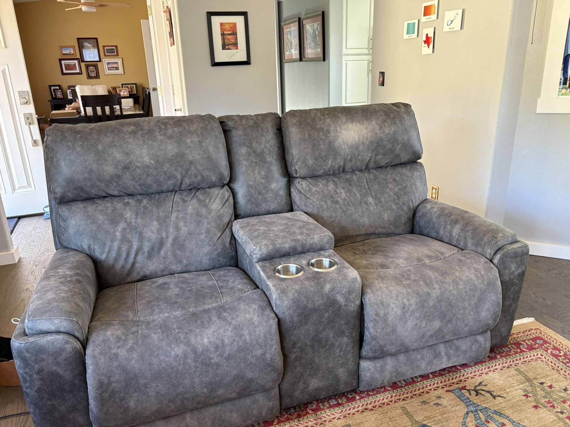 Electric Reclining Love Seat