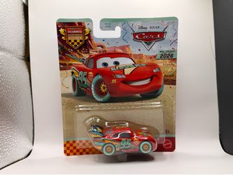 Disney Pixar Cars race to celebrate lightning McQueen