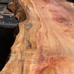 Gorgeous Redwood Live Edge Slabs