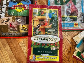 FREE Empty plastic bird seed/dog food bags