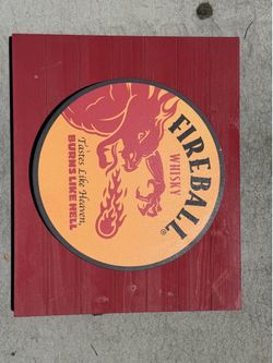 Fireball Light Up Sign
