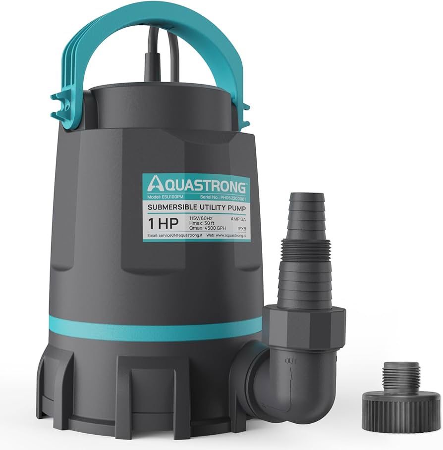 Submersible Utility Pump 1 HP