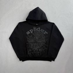 SP5DER HOODIE BLACK