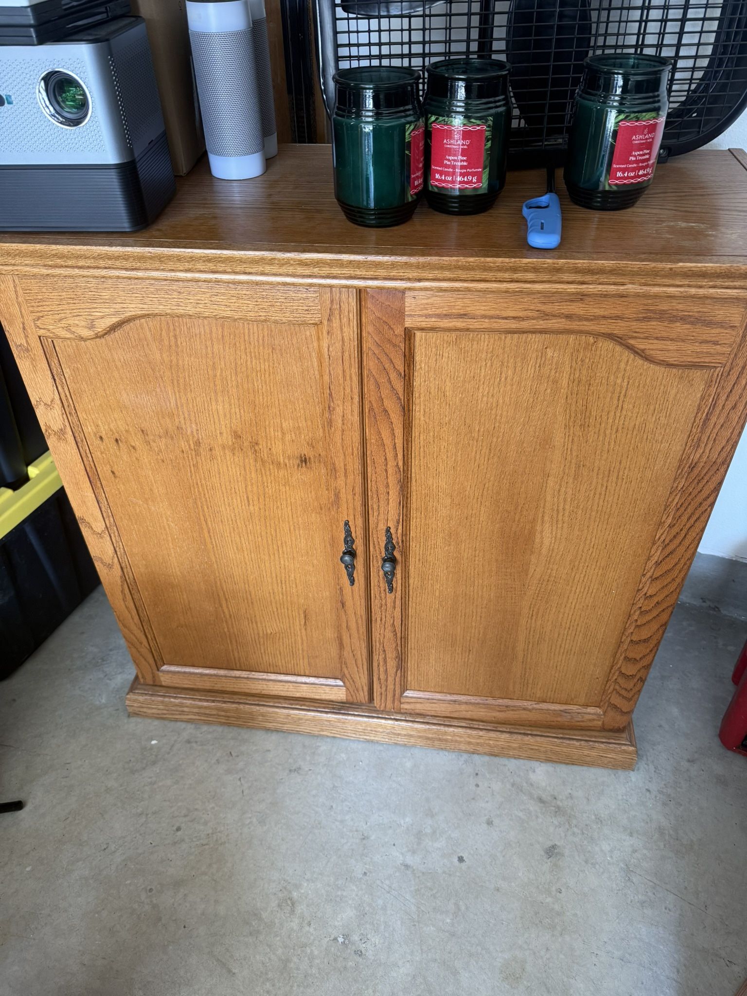DVD’s And Cabinet 