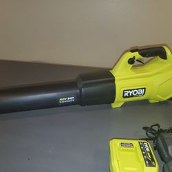 40V HP Brushless Whisper Series 190 MPH 730 CFM Cordless Battery Jet Fan Leaf Blower with (1) 4.0 Ah Batteries & Charger  