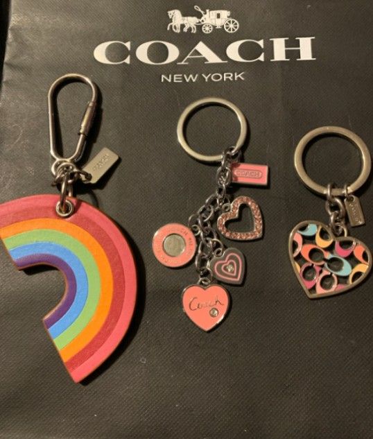 Coach Bundle of 3 Keychains for Maribel