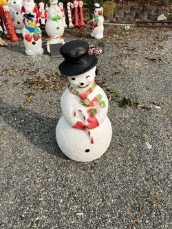 Union 40” Christmas Snowman Blow Mold