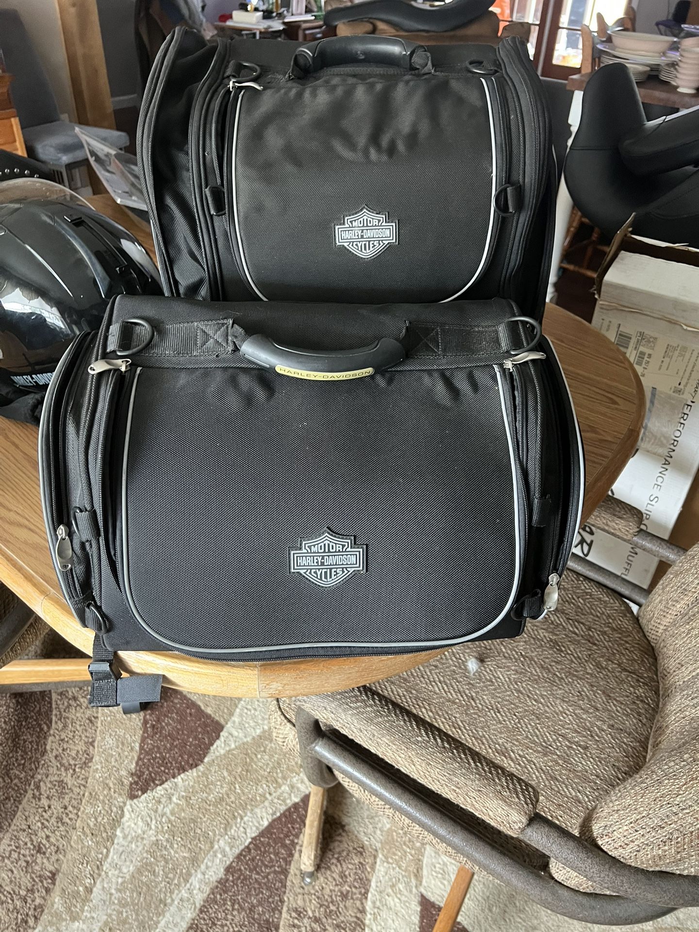 Motorcycle Travel Luggage Stack
