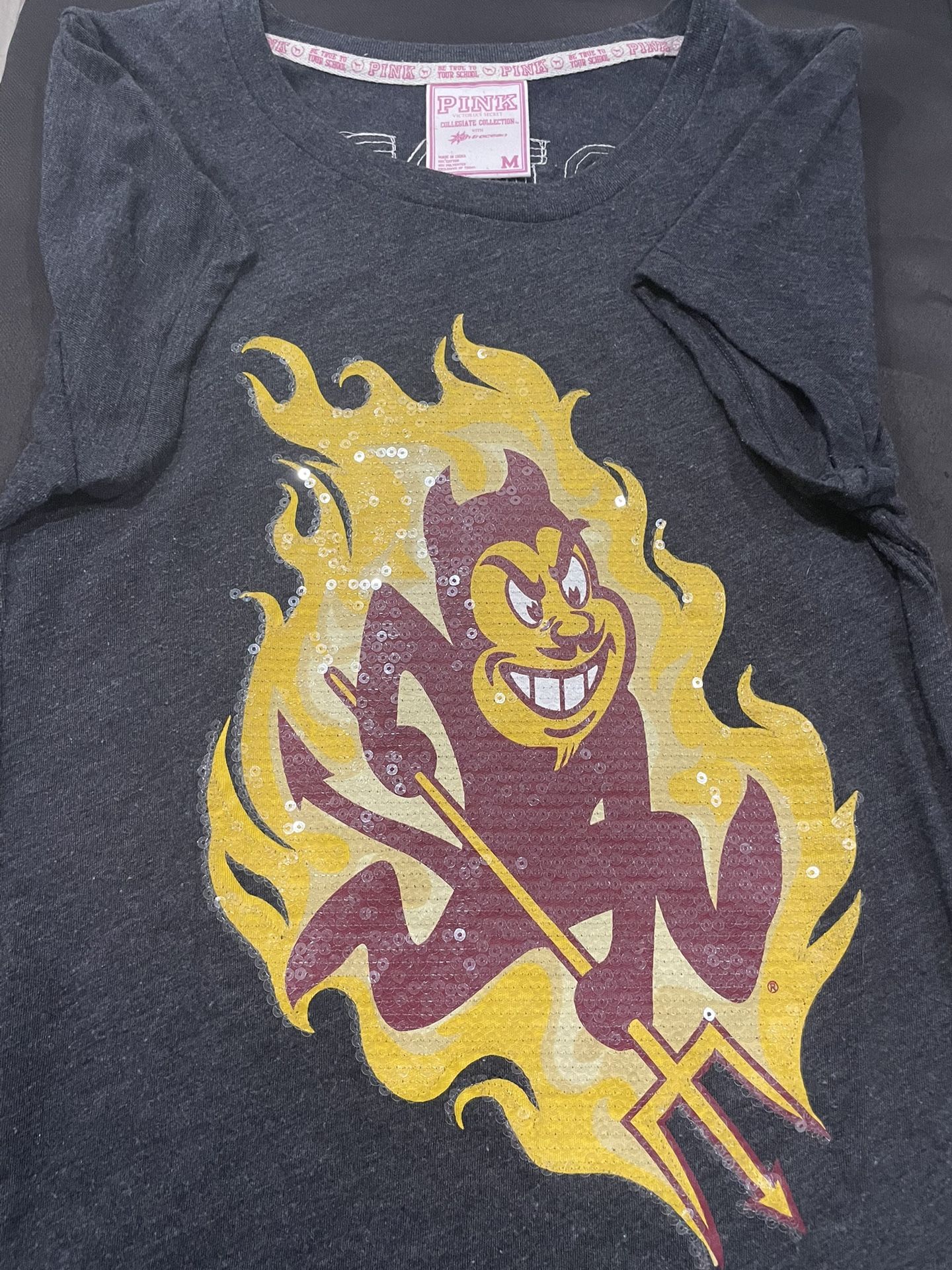 Victoria Secret Pink Arizona State Sun Devils Shirt Size Medium