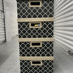 Decorative Storage Bins with Lids