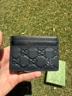 ($40) Black Gucci Card Holder w/box