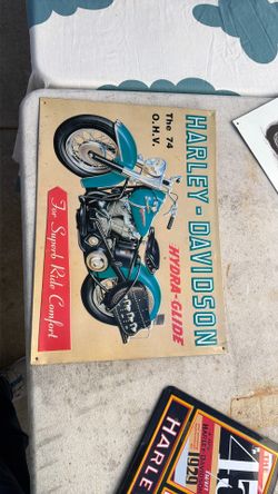 Harley Davidson Sign