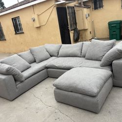 Restoration Hardware Cloud Sectional Bench Sofa - Delivery 🚚