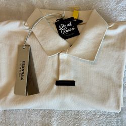 Fear of God Essentials Polo (Cream) – Brand New w/ Tags – Rare Colorway