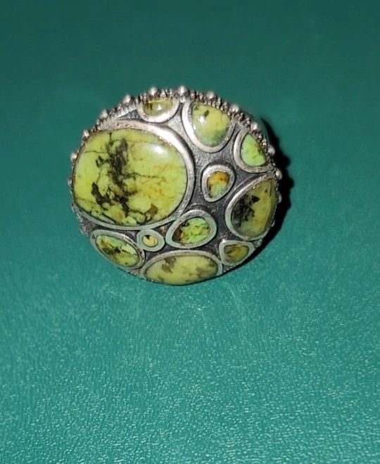 925 Cluster Stone Ring